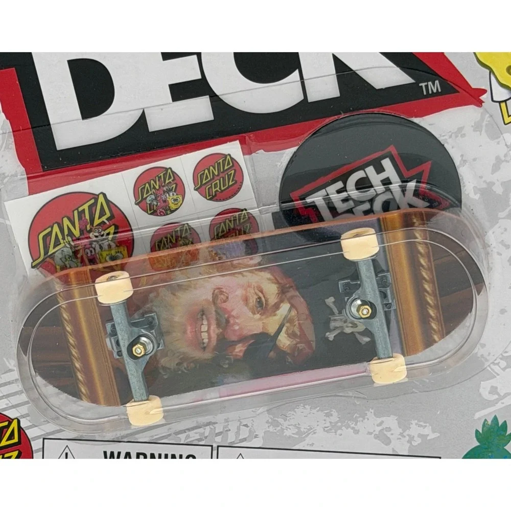 2025 Tech Deck SpongeBob Squarepants Santa Cruz Finger Boards 6/7 New In Box